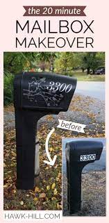 You want the real estate agent to show the right house*. How To Apply Vinyl Number Mailbox Decals The Easy Way Hawk Hill