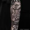 Cap on bobcat head tattoo design. 1
