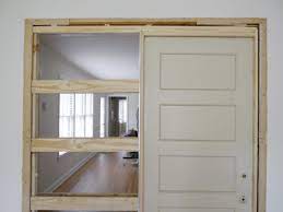 When the nails are cut, you can remove the door frame. How To Build A Pocket Door C R A F T