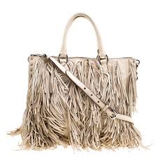 Check spelling or type a new query. Prada Beige Leather Fringe Tote Prada Tlc