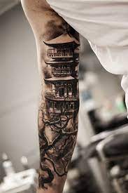 Below, you'll get the meanings on the opposite side of the gypsy tattoo. Chinese House On Arm Inspired Tattoo Tattoo Sleeve Designs Tattoos Sleeve Tattoos