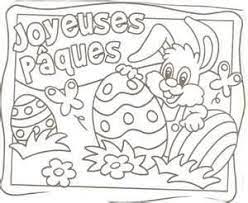joyeuse paques coloriage dessin facile hiver