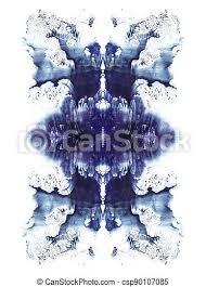 The rorschach inkblot test is a method of psychological evaluation. Cards Of Rorschach Inkblot Test Blue Watercolor Symmetric Blotch Abstract Painting Canstock