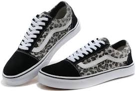 Black And White Leopard Print Tennis Shoes Classic Vans Leopard Print Old Skool Skateboard Shoes Suede Grey S14052901 39 99 Vans Shop Vans Shop In California Vans Vans Shop Suede Shoes