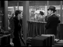 Sidewalk and bookstore scene from The Big Sleep