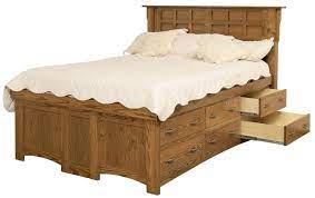 Pin By Brittney Sanner On Bedroom Furniture Bed Frame With Drawers Bed Frame Plans Bed With Drawers