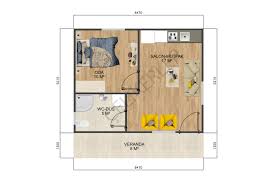 Bunların yanında müstakil toplu konut yazlık projeleri içinde ideal bir plana sahiptir. 42 M Prefabrik Ev