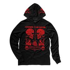 Subrosa Rose Malone Hooded Long Sleeve Shirt