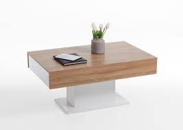 Möchten sie zeitschriften und kleinkram gerne in einer schublade unter der oberfläche. Couchtisch Lola 2 Schubladen Alte Eiche Hochglanz Weiss Fmd Emob