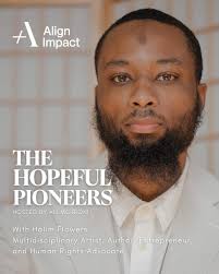 ✨ New episode of The Hopeful Pioneers dropped! In the latest episode of  @hopefulpioneers, host @alimotroni had the chance to sit down with  @halimflowers —a multidisciplinary artist, author, entrepreneur, and human  rights