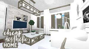 Oblox Bloxburg Cheap Aesthetic Starter Home Youtube Bloxburg Aesthetic Roblox Cheap Starter Living R In 2020 Cute Living Room Front Room Design Aesthetic Bedroom