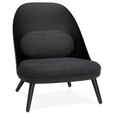 Block lounge stuhl breite armlehnen bieten beste abstellmöglichkeiten. Agave Skandinavischer Design Lounge Stuhl Dunkelgrau Schwarz
