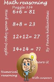 Check spelling or type a new query. Brain Teasers And Puzzles Hard Puzzle Numerical Reasoning 334