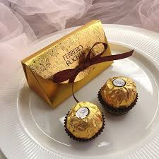 Ferrero rocher scatola con 3 cioccolatini croccanti. Matrimonio Creativo Favori Forniture Candy Scatole Partito Baby Shower Regalo Scatola Di Cioccolatini Ferrero Rocher Regali Dolci Borse Forniture Supply Bag Supplies Weddingsupplies Party Aliexpress