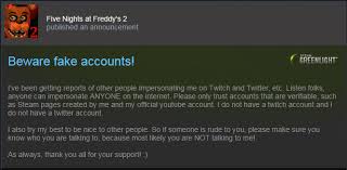 Cawthon has created other games such. Scott Cawthon Fake Accounts By Captneon On Deviantart