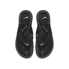 Black And White Nike Sandals Womens Nike Ultra Comfort Women S Flip Flop Nike Com Giftryapp Flip Flop Shoes White Womens Sandals Womens Sandals