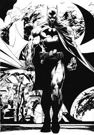Artwork Batman Comic Art Black And White Batmam By Jim Lee Batman Artwork Batman Jim Lee Batman