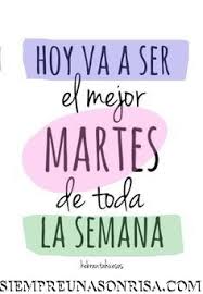 Resultado de imagen de martes