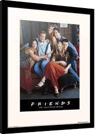 315 ross and rachel take a break. Friends Characters Gerahmte Poster Bilder Kaufen Bei Europosters
