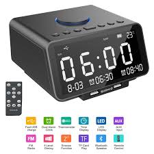Find the top atomic alarm clocks with the msn buying guides >> compare products and brands by quality, popularity and pricing >> updated 2021. Alarm Clocks Clock Radios Home Garden Led Wireless Bluetooth Speaker Alarm Clock Fm Radio With Dual Usb Charging Port