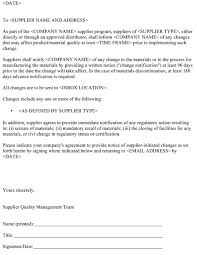 There are some post offices who offer speed. Change Of Vendor Letter Sample Letter To Vendor No Longer Need Services