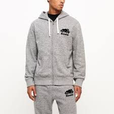 Roots Salt And Pepper Original Full Zip Hoody