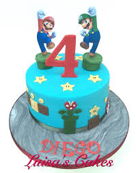 These mario birthday cakes are extremely outstanding and will take your heart with their fabulous birthday cake decorations. Luisa S Cakes Mario Luigi Birthday Cake Facebook