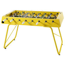 Rs Barcelona Rs3 Football Table In Yellow By Rafael Rodriguez Foosball Table Table Football Foosball