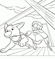 Bolt dog and cat coloring pages. Bolt Angry Coloring Page Bolt Cartoon Coloring Pages Cartoon Coloring Home