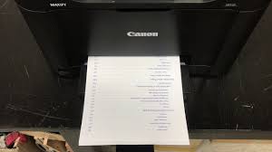 Printer and scanner 프린터와 스캐너. Canon Maxify Mb 5100 Sereis Print Test By Share Anything