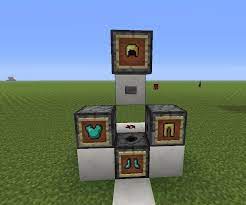 Add an armor item to each dispenser. Minecraft Automatic Armor Equipeder 6 Steps Instructables
