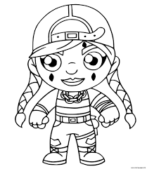 There is no denying that this skin is very beautiful to see and has a light joyful feeling to it. Aura Fortnite Coloring Pages Printable