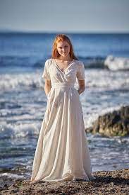 Linen Wedding Dress Beach Wedding Dress Victorian Dress Boho Wedding Gown Simple Wedding Dress Linen Bridesmaid Dress White Linen Dress Linen Wedding Dress Summer Linen Dresses White Linen Dresses
