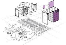 Bed unit drawing furniture built in desk building design how to draw hands. Outsource 2d 3d Custom Furniture Modeling For Manufacturing Hes
