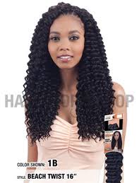 I am lucky to still have hair on my head after the experience. Model Model Glance Beach Twist Crochet Braid 16 Inches
