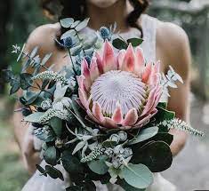 Flowers For Pooja Online Protea Wedding Protea Bouquet Wedding Bridal Bouquets