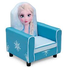 The polyester blend upholstery is filled with foam and has a spring seat construction for just the right amount of support. Delta Children Disney Frozen Ii Elsa Figural Chair In Blue Bed Bath Beyond