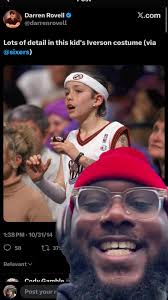 Kid Dressed Up As Allen Iverson