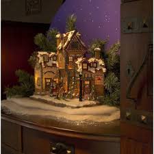 Tree decorations lights tree skirts & stands wreaths & garlands decorating ideas. Konstsmide Festive Fibre Optic Village Scene Christmas Village Decorations Christmas Village Minimalist Photos