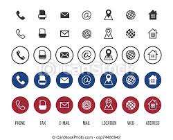 Hair stylist rose gold glitter drips beauty salon business card. Contact Icons Business Card Vector Symbols Collection Information Icons Location Address Mail Fax Web Set Icons Email Canstock