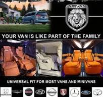 Premium Leather Captain's Seat for Van, LED Accents ...