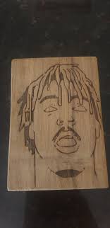 He debuted his projects the life of pablo and jesus is king. Juice Wrld Animated Face On Wood Juicewrld