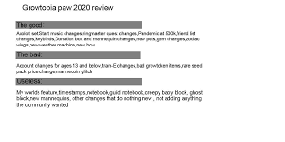 Item prices can be found at growstocks, the online item price checker for growtopia! By Far The Most Disappointing Paw Growtopia