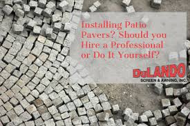 The average cost of pavers alone is $2 to $4 per square foot for either clay brick, concrete, or natural stone. Installing Patio Pavers Should You Hire A Professional Or Do It Yourself