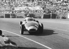 1958 Vii Grand Prix Du Maroc Ain Diab Sir Stirling Moss On His Way To Win The Race In The Vanwall Vw 5 At This Racing Grand Prix Racing British Grand Prix