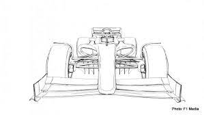 The regulations governing the cars are unique to the formula one championship. F1 Car Line Drawing