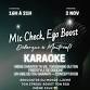 Mic Check Ego BOOST event in Laval, Quebec