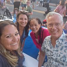 Happening now at the Bay Shore Bandshell! 🌞🥦 Stop by and grab fresh  vegetables from the farm, thanks to Cohen's Children Medical Center, and  pick up some great nutrition tips from our