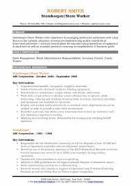 Their prices starts at $5! Storekeeper Resume Samples Qwikresume