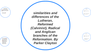 Similarities And Differences Of The Lutheran Reformed Calv